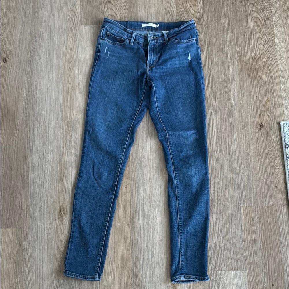 Levi’s 711 Skinny Blue Denim Jeans
